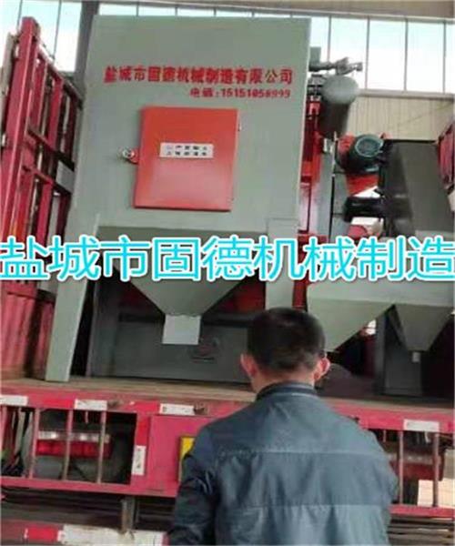閥門廠用吊鉤式拋丸機發貨河北滄州
